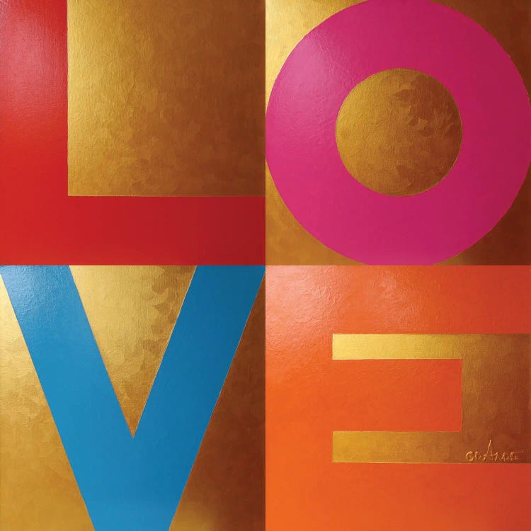 Love II by Alla GrAnde wall art