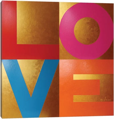 Love II Canvas Art Print - Alla GrAnde
