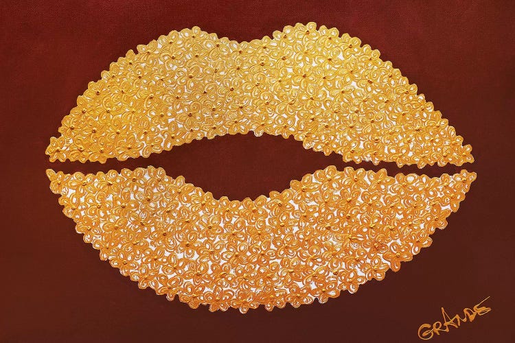 Gold Kiss by Alla GrAnde wall art
