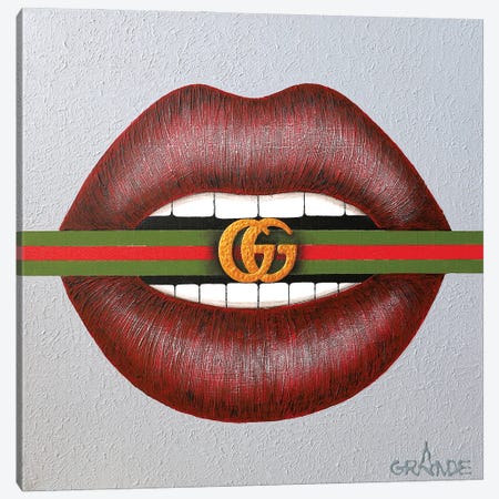 Love Gucci Belt Canvas Print #LGA140} by Alla GrAnde Canvas Wall Art