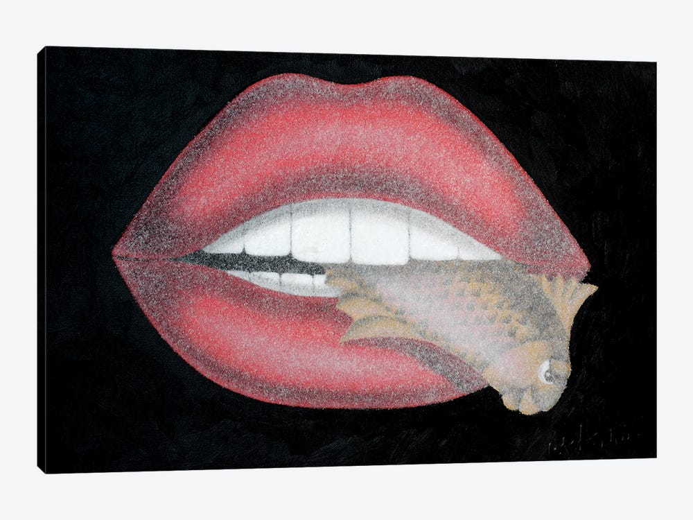 Goldfisch Of Desires by Alla GrAnde 1-piece Canvas Art Print