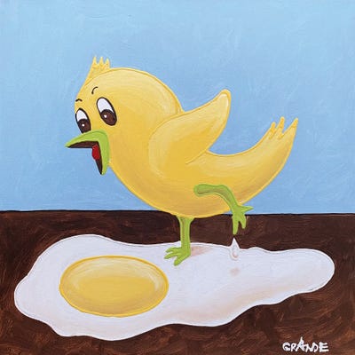 Oops by Alla GrAnde framed wall art