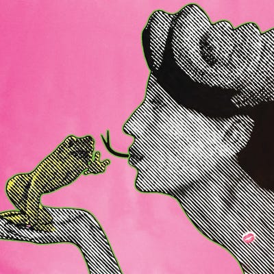 Kiss A Frog by Alla GrAnde gallery poster