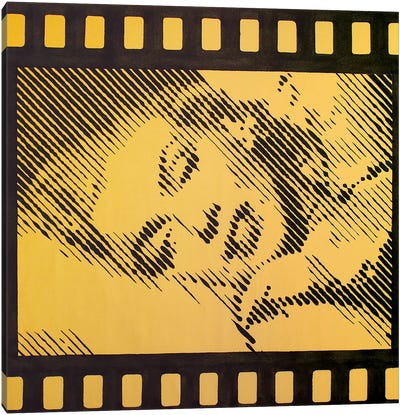 Homage To Marilyn Monroe II Canvas Art Print - Alla GrAnde