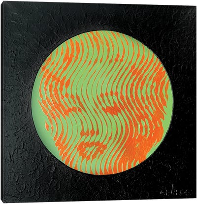 Marilyn Neon Green Canvas Art Print - Alla GrAnde