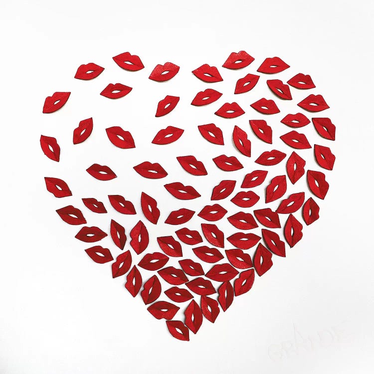 Kiss Of My Heart by Alla GrAnde wall art