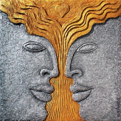 Tree Of Love by Alla GrAnde framed wall art