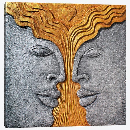 Tree Of Love Canvas Print #LGA182} by Alla GrAnde Canvas Artwork