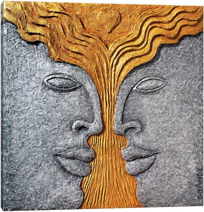 Tree Of Love Canvas Art Print - Alla GrAnde