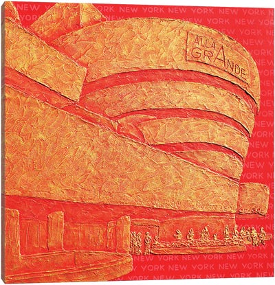 Solomon Guggenheim Museum Canvas Art Print - Alla GrAnde