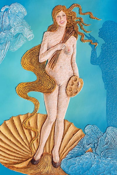 Birth Of Love by Alla GrAnde art print