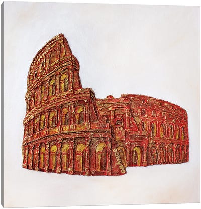 The Colosseum Canvas Art Print - Ancient Ruins Art