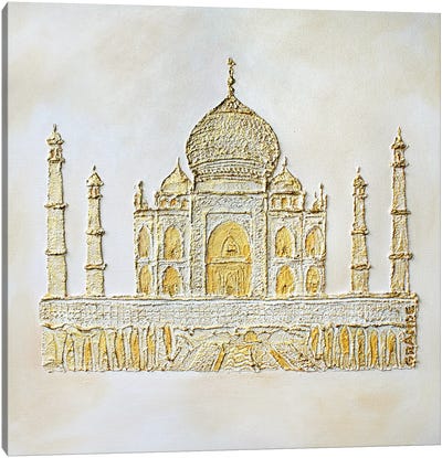 The Taj Mahal Canvas Art Print - Alla GrAnde