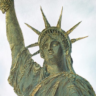 The Statue Of Liberty by Alla GrAnde art print