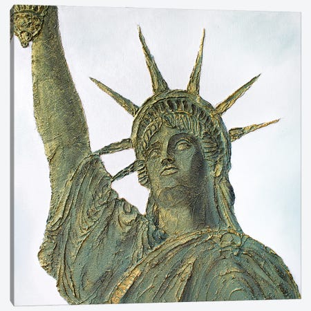 The Statue Of Liberty Canvas Print #LGA205} by Alla GrAnde Canvas Wall Art