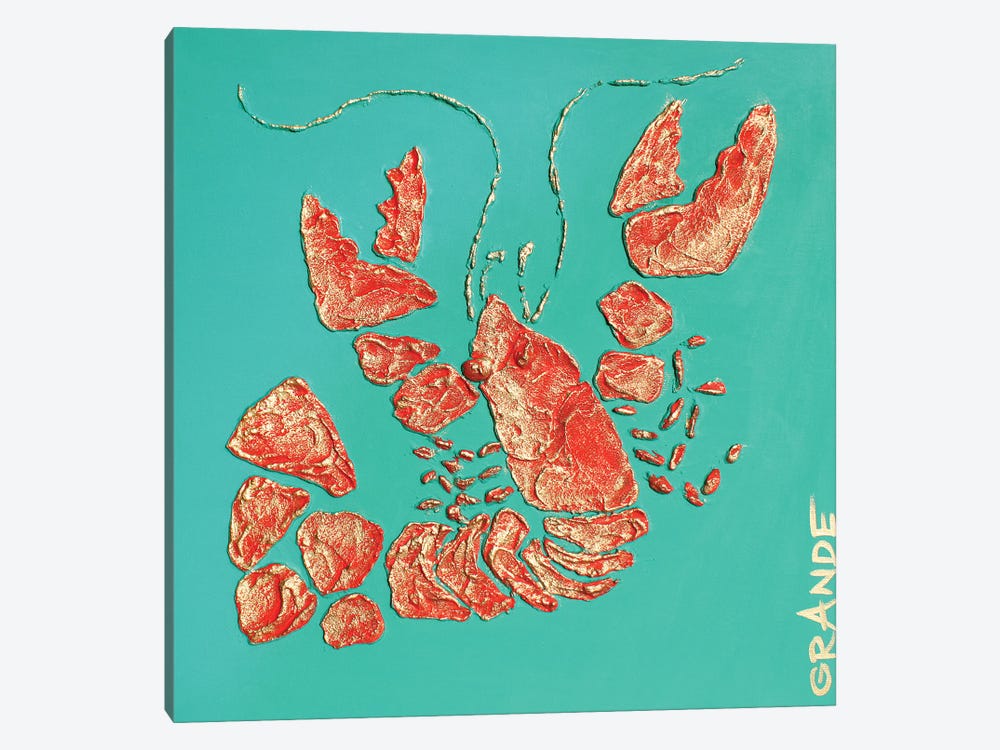 Red Lobster III by Alla GrAnde 1-piece Canvas Artwork