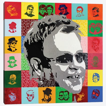 Circle Of Life - Elton John Canvas Print #LGA225} by Alla GrAnde Canvas Wall Art