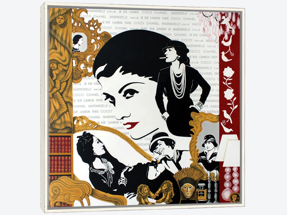 Coco Privé - Coco Chanel Life - Alla Grande Canvas Art Print ( People > celebrities > Models & Fashion Icons > Coco Chanel art) - 12x12 in