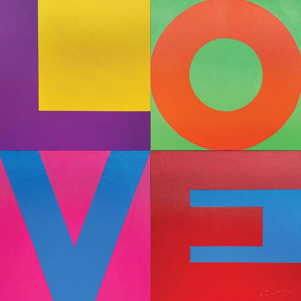 Preppy Pop Art: Love by Alla GrAnde
