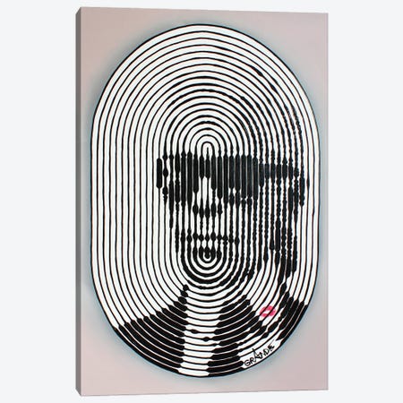 Lagerfeld Stripes Canvas Print #LGA230} by Alla GrAnde Canvas Artwork