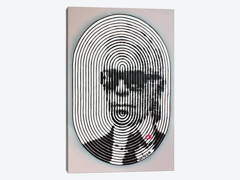 Lagerfeld Stripes by Alla GrAnde 1-piece Art Print