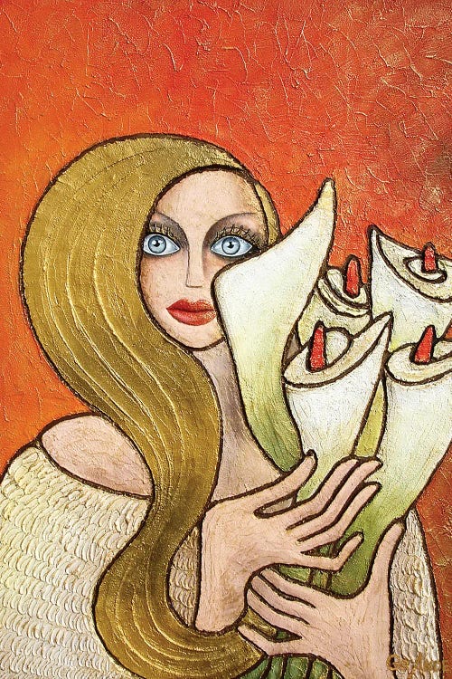 Calla-S-Lady by Alla GrAnde wall art