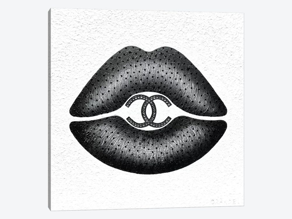 LV Lips - Single Picture Frame Print  Chanel wall art, Chanel art, Fashion  wall art