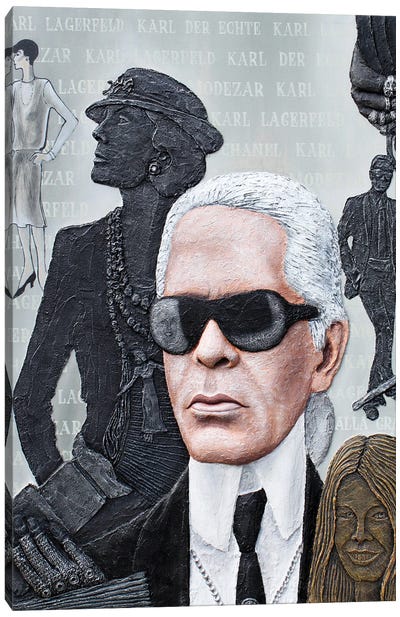 Karl Der Great Canvas Art Print - Karl Lagerfeld