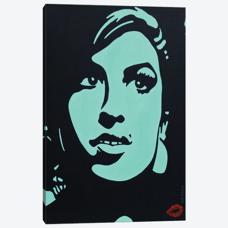 Amy Winehouse Canvas Print #LGA254} by Alla GrAnde Canvas Art Print