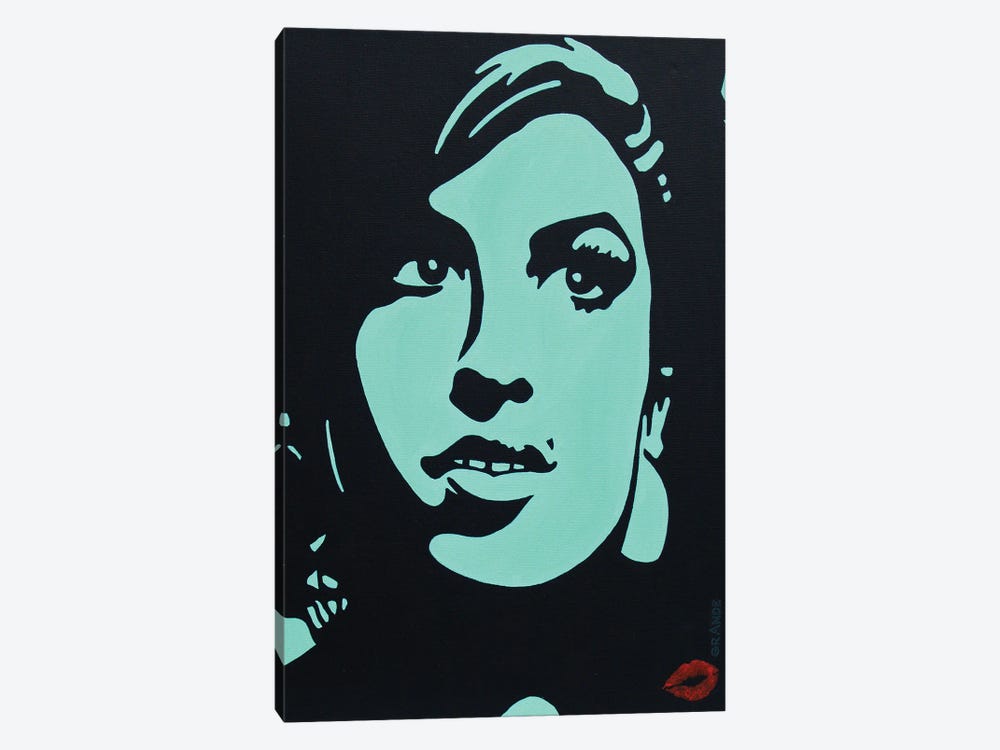 Amy Winehouse by Alla GrAnde 1-piece Canvas Art Print