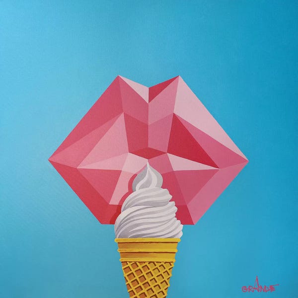Pop Art Kitchen: Love Ice Cream by Alla GrAnde