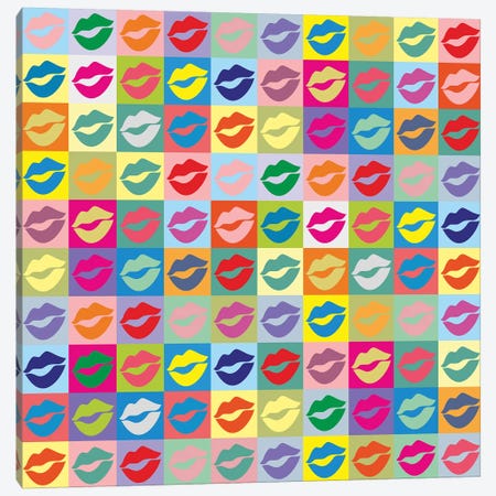 Many Kisses Canvas Print #LGA27} by Alla GrAnde Canvas Art Print