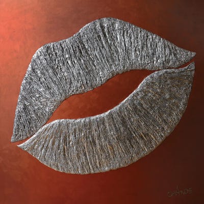 Silver Lips by Alla GrAnde art print