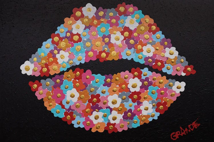 Flower Power Lips