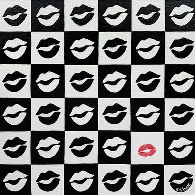 Chess Kiss by Alla GrAnde canvas print