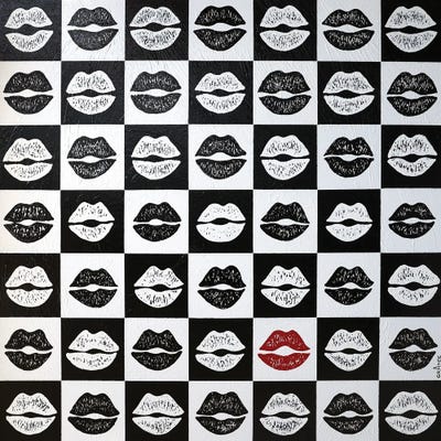 49 Flying Kisses by Alla GrAnde art print