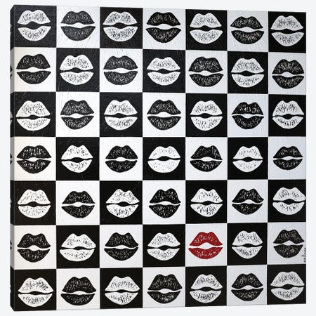 49 Flying Kisses Canvas Print #LGA300} by Alla GrAnde Canvas Artwork