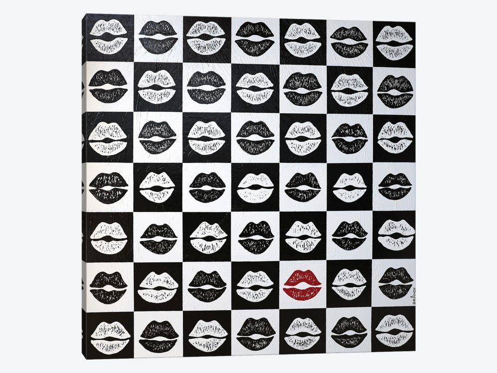 49 Flying Kisses by Alla GrAnde 1-piece Art Print