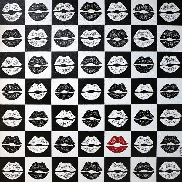 Lips: 49 Flying Kisses by Alla GrAnde