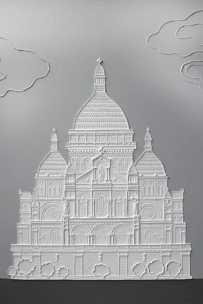 Silver: Sacre Coeur De Montartre by Alla GrAnde
