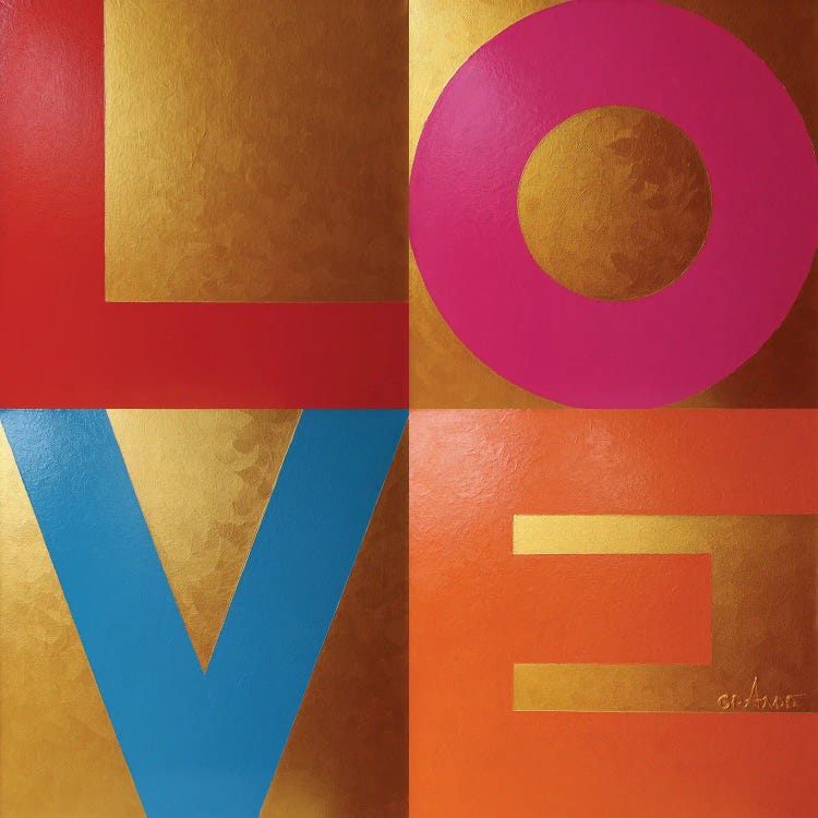 Love Is Love by Alla GrAnde wall art