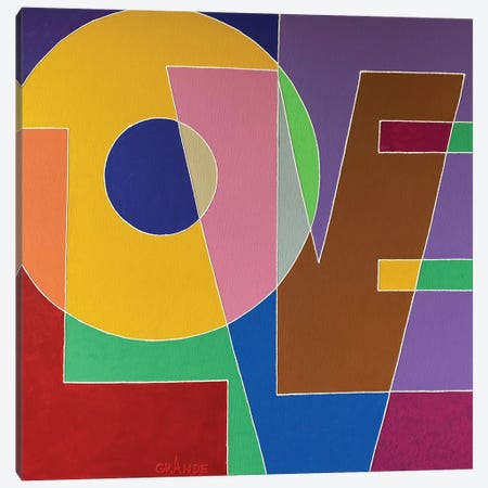 All You Need Is Love Canvas Print #LGA314} by Alla GrAnde Canvas Artwork
