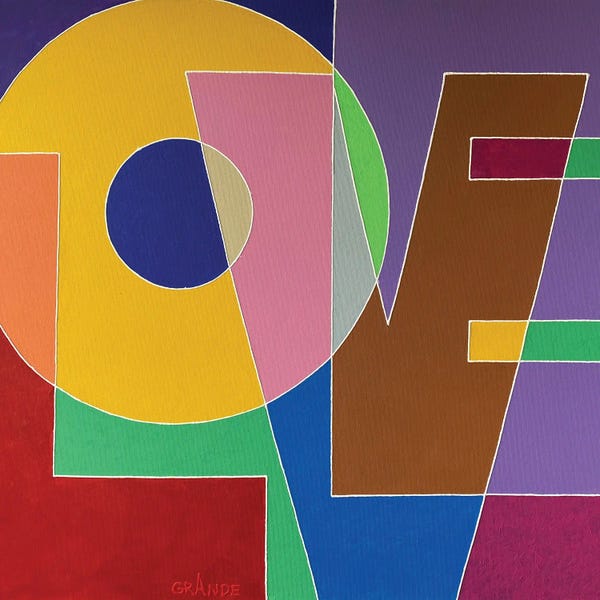 Preppy Pop Art: All You Need Is Love by Alla GrAnde
