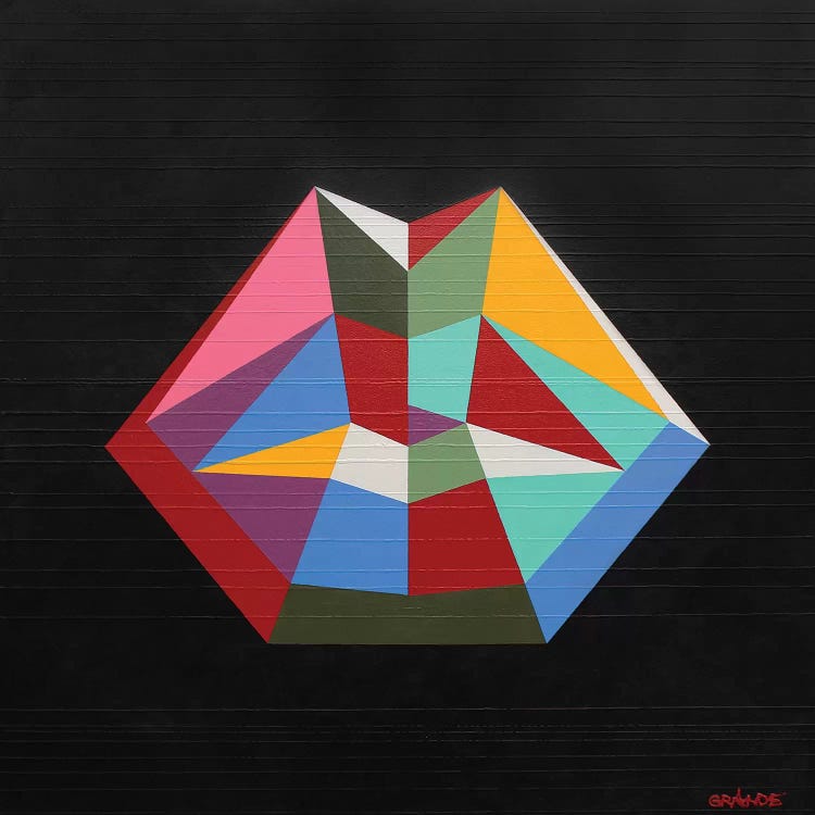 Rainbow Lips by Alla GrAnde wall art