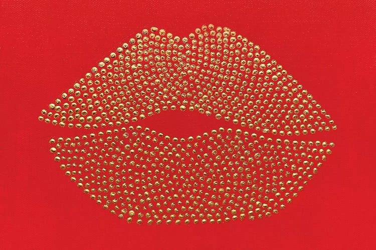 Three Kisses Of Love III by Alla GrAnde wall art