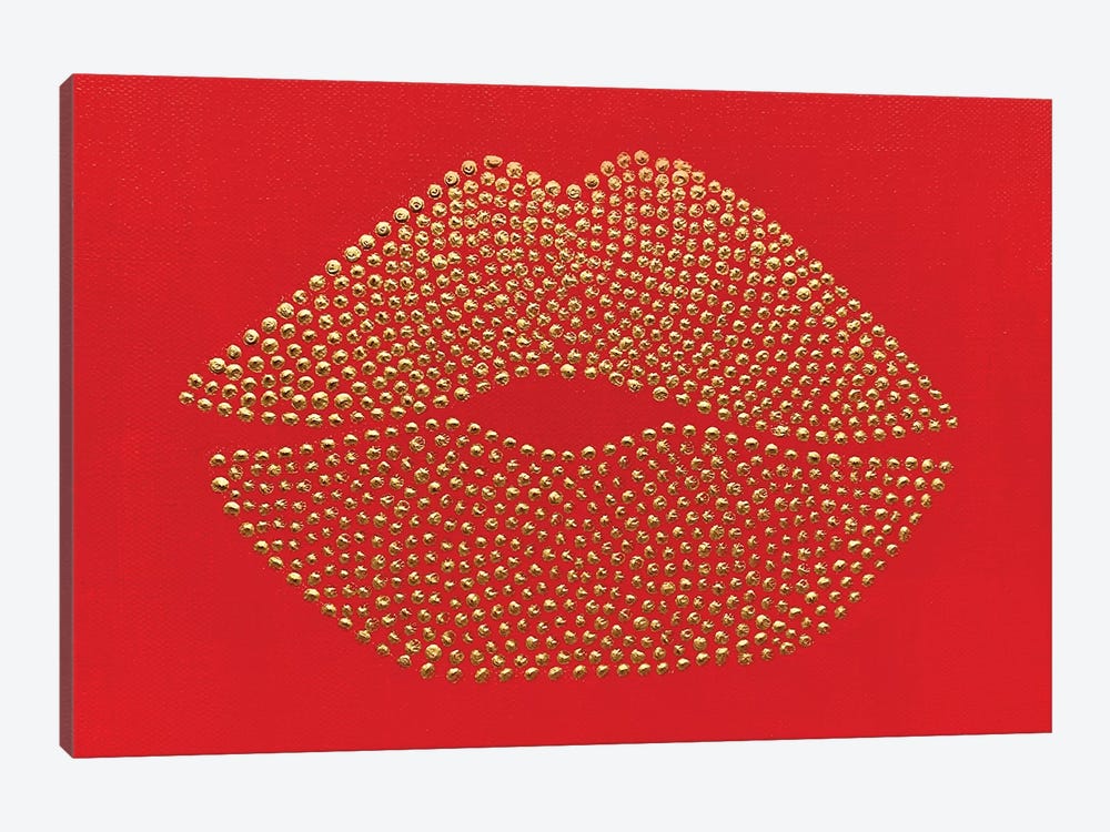 Three Kisses Of Love III by Alla GrAnde 1-piece Art Print