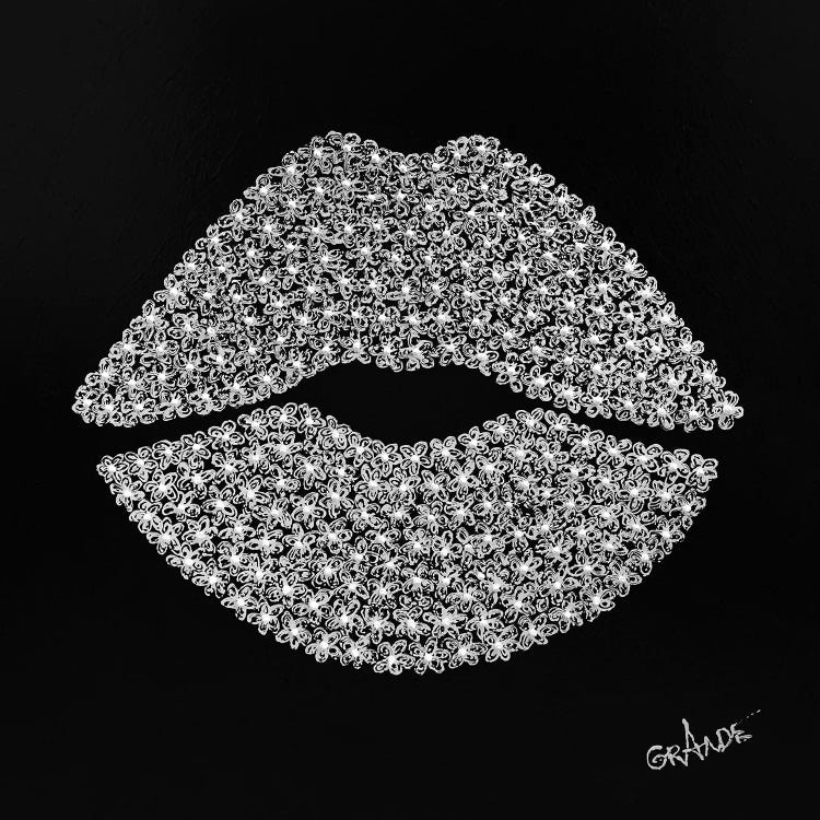 White Lips by Alla GrAnde wall art