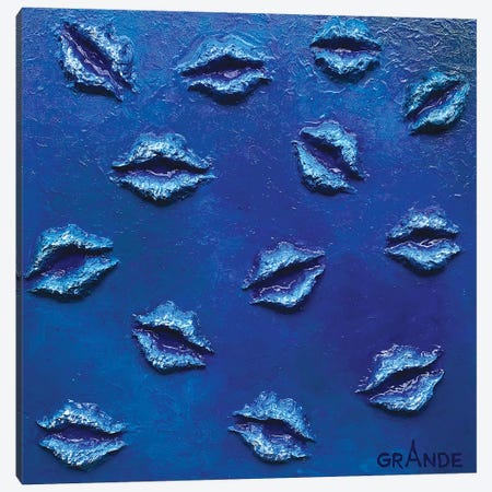 Sea Kisses Canvas Print #LGA42} by Alla GrAnde Canvas Art