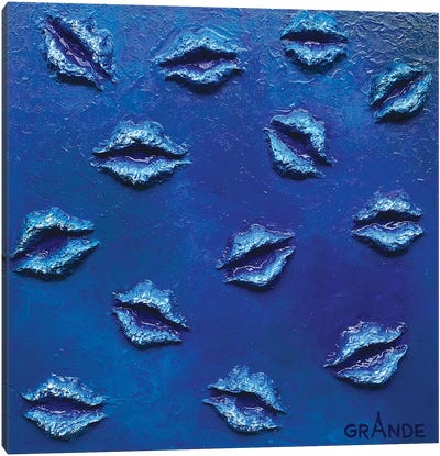 Sea Kisses Canvas Art Print - Alla GrAnde