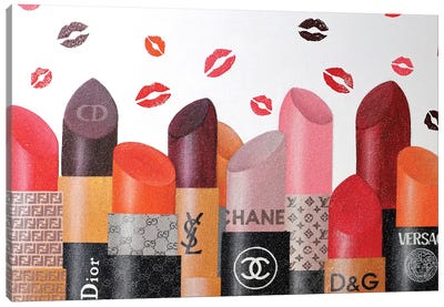 Lipsticks Paradise 2020 Canvas Art Print - Make-Up Art